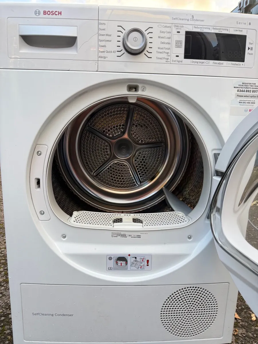 Bosch Series 8 Tumble Dryer 8kg capasity - Image 3