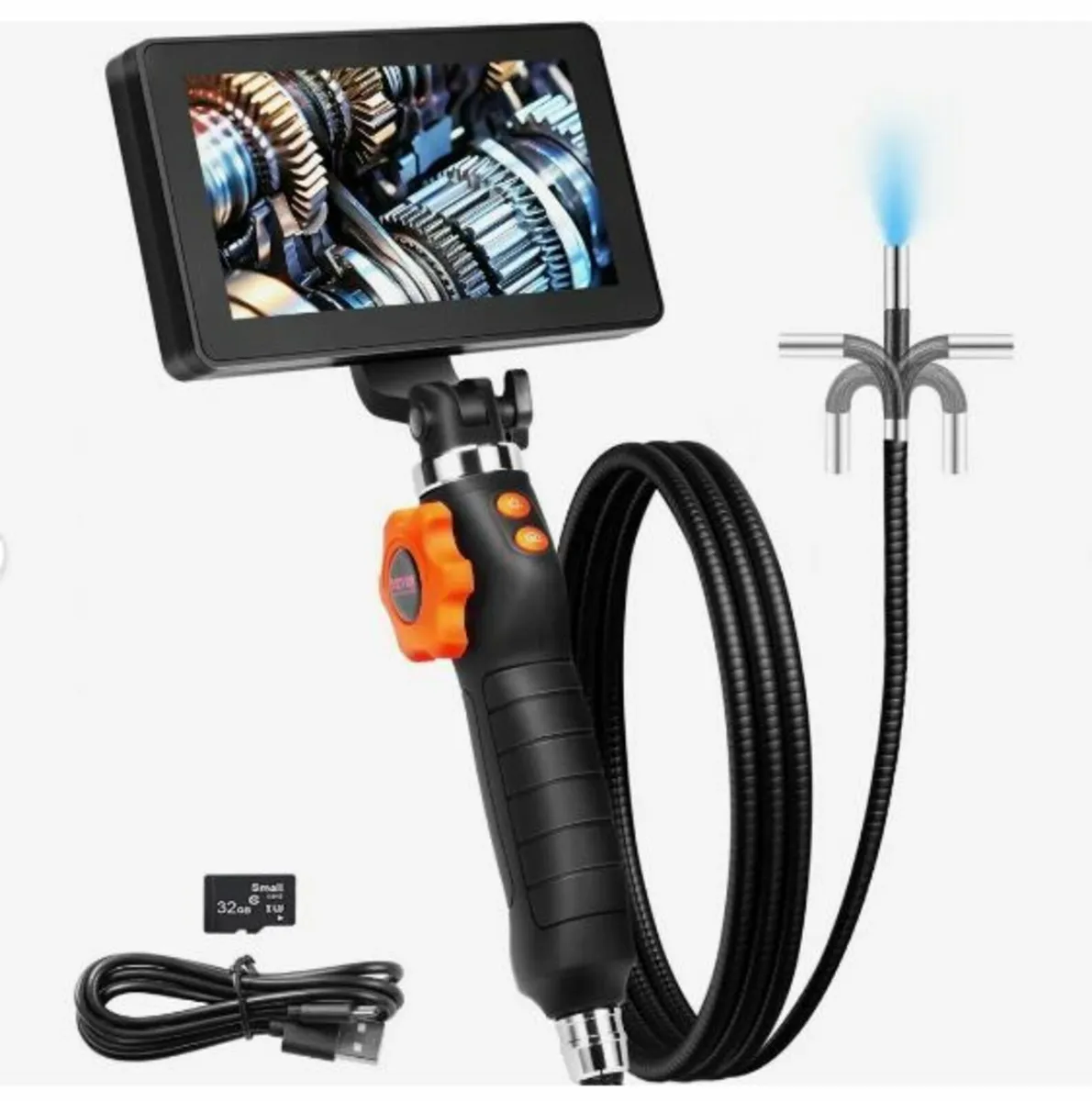 Articulating Borescope Camera with Light - Image 1