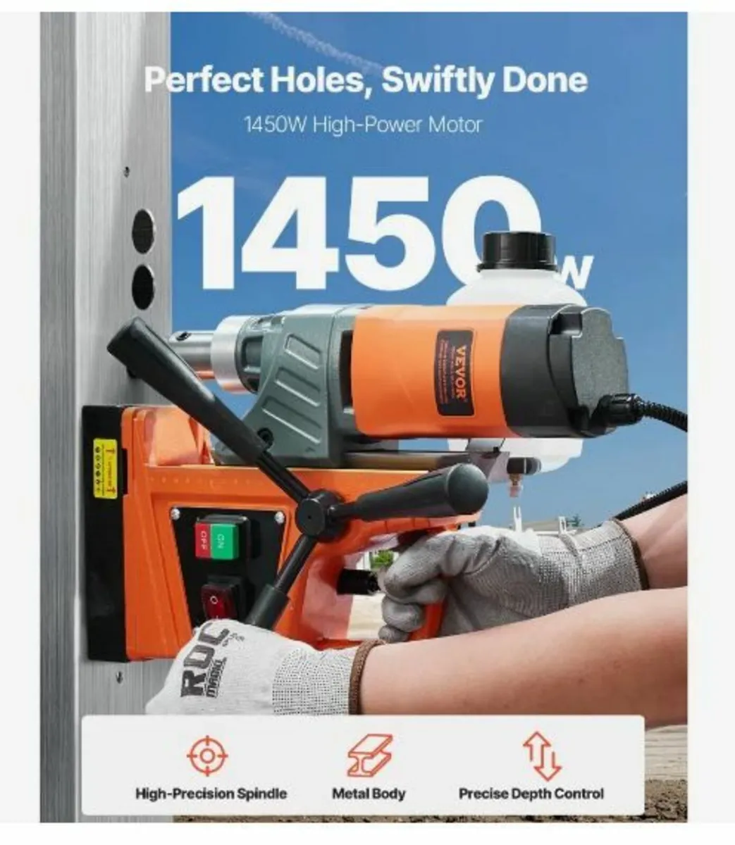 Magnetic Drill, 1450W - Image 2