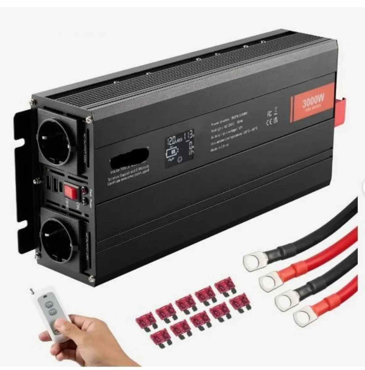 Pure Sine Wave Inverter, 3000 Watt, DC 12V - Image 1
