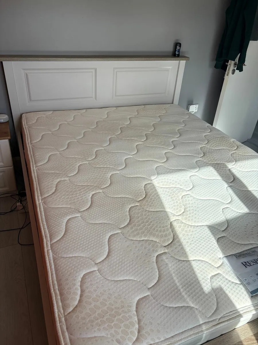 5 foot Bed frame & Mattress - Image 1