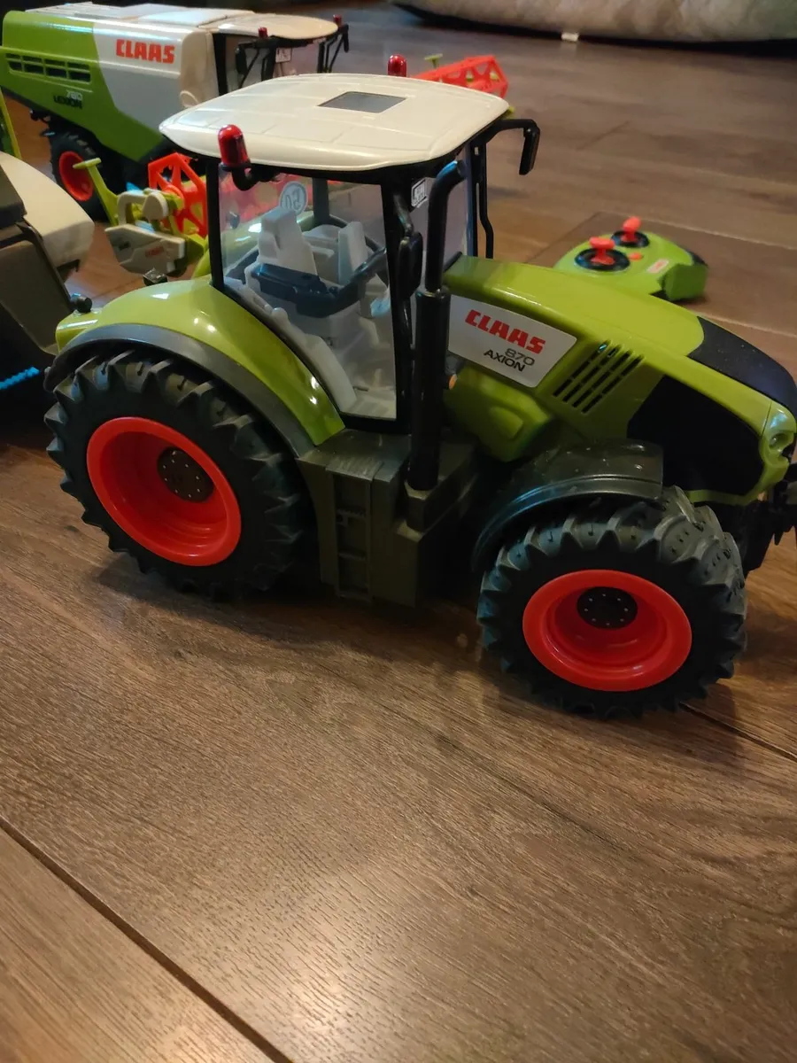 Klass toy tractor with zero grazer and a combine - Image 4