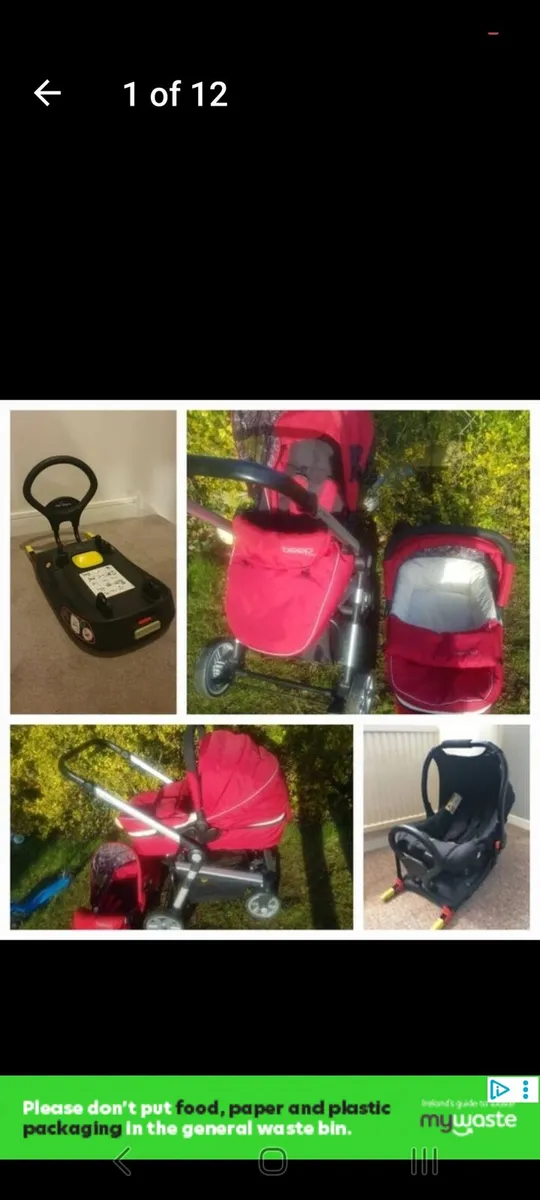 Baby elegance beep twist travel system - Image 1
