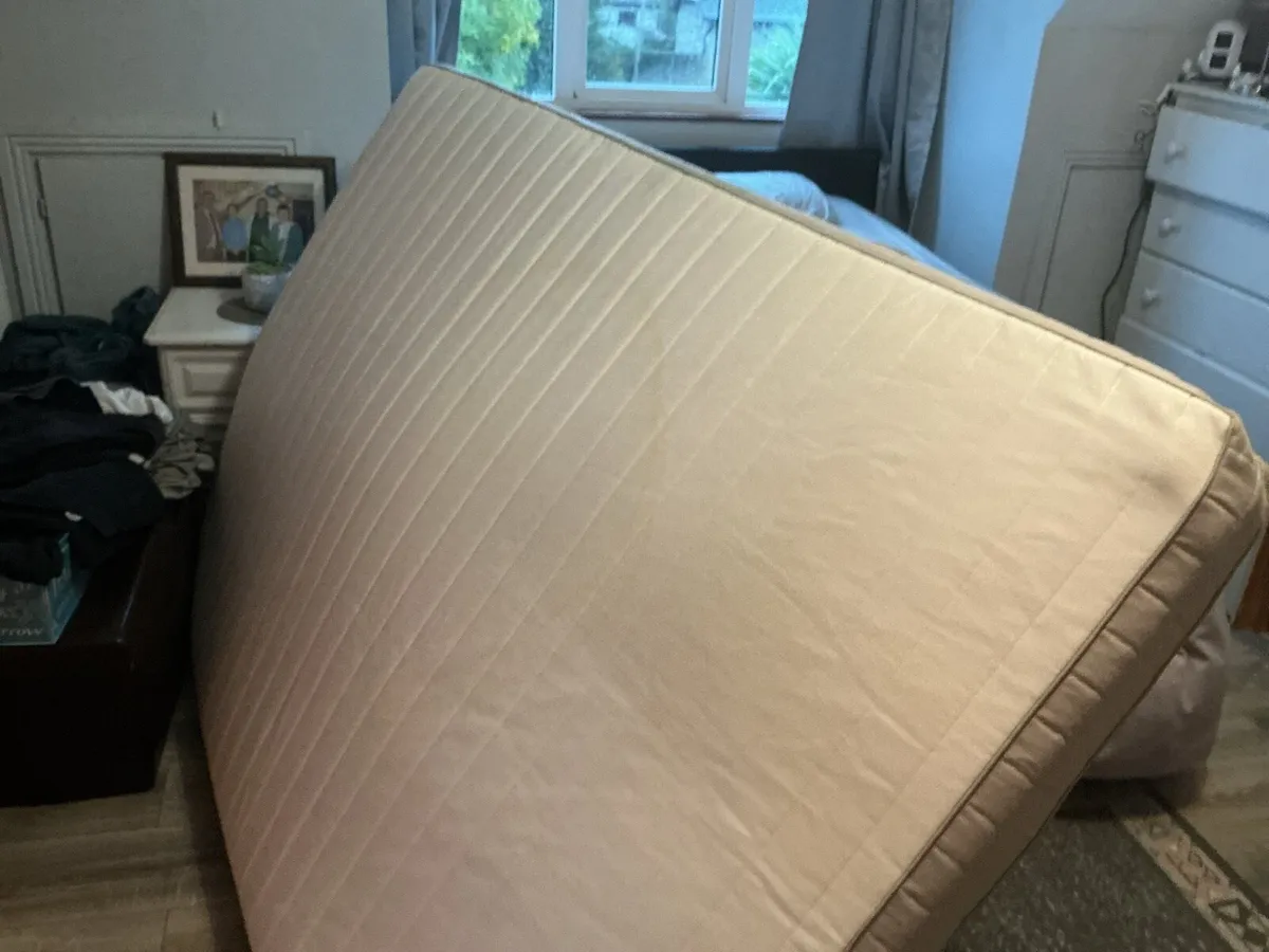 2 Mattress 4ft 6ins  with removable cover