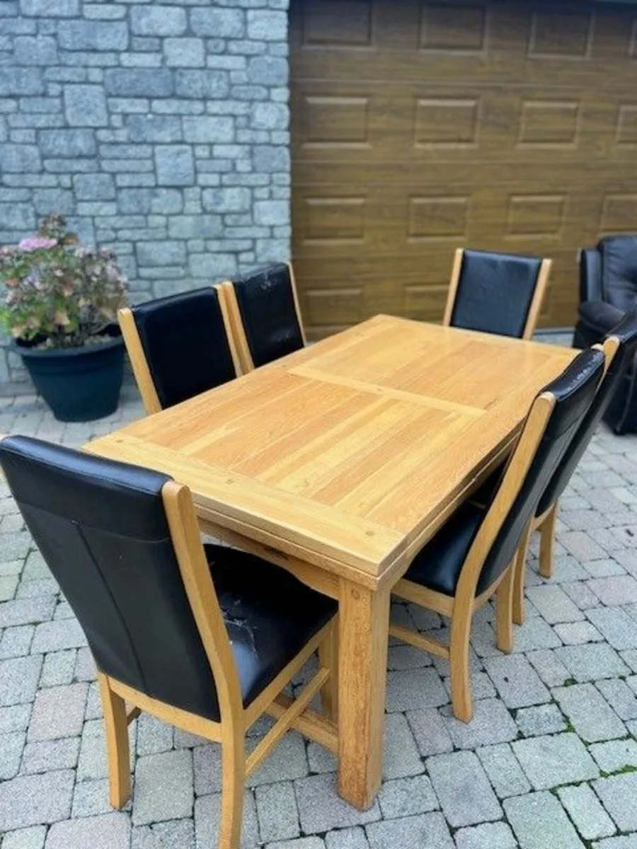 Dining Table and 8 Chairs - Image 2