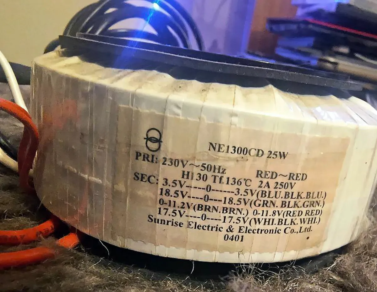 Toroidal Transformer 3.5V, 18.5V, 17.5V, 11.8 V - Image 4