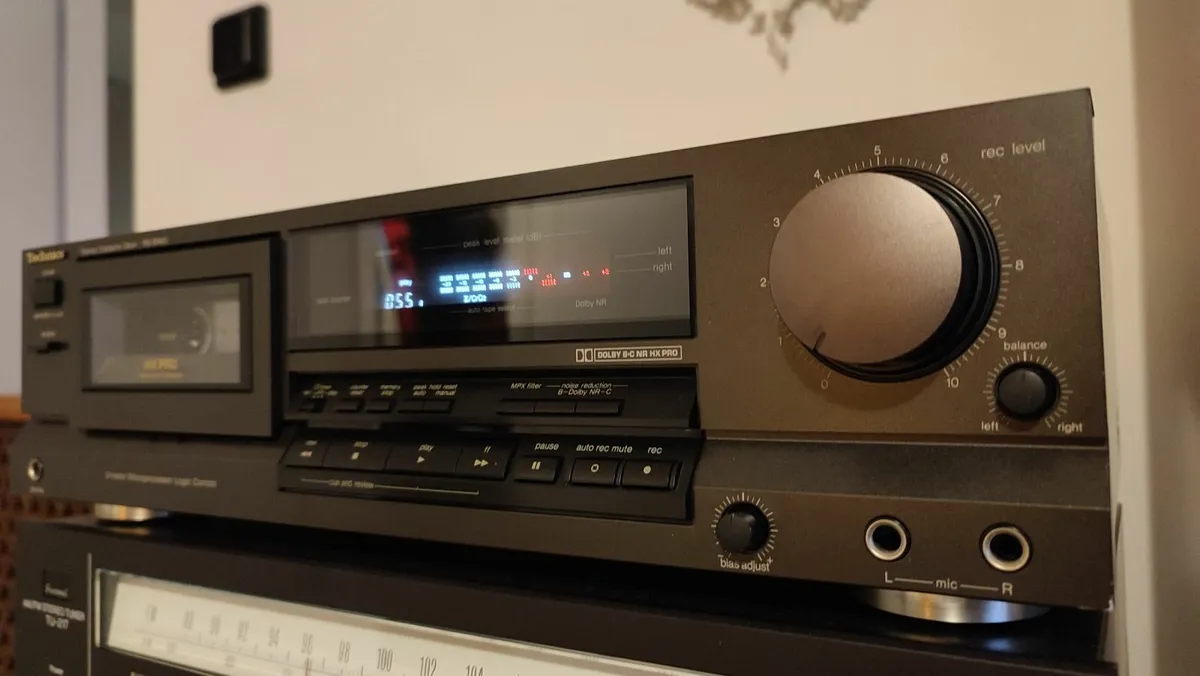 Technics RS-B465 HX .Tape Deck/Casette Player. VGC - Image 4