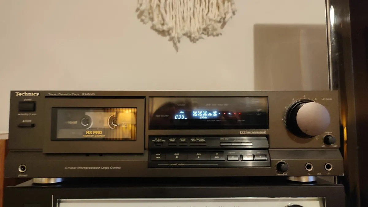Technics RS-B465 HX .Tape Deck/Casette Player. VGC - Image 1