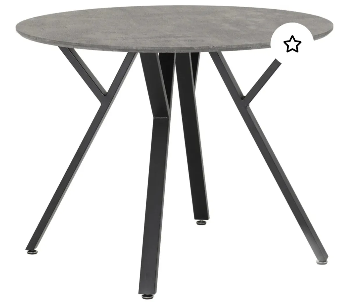 Dinning table and two chairs - Image 4