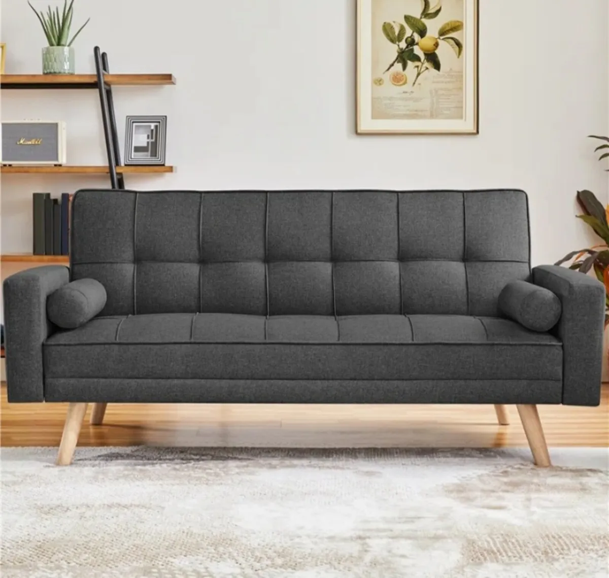 Sofa Bed NEW Grey Sofa In Box - Image 1
