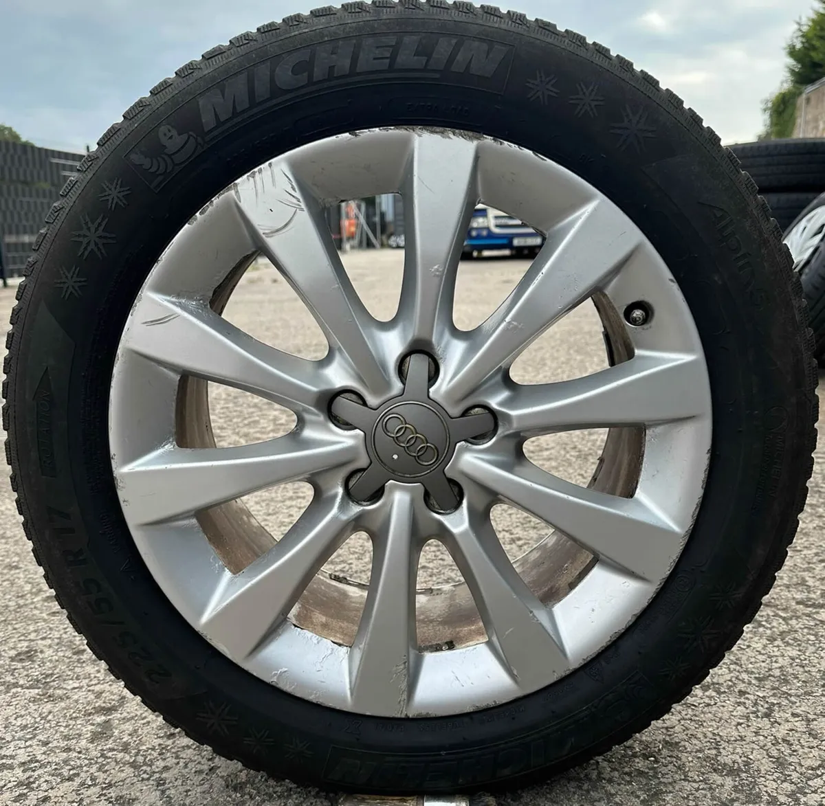 17" Genuine AUDI A6 Alloys & Tyres - Image 4