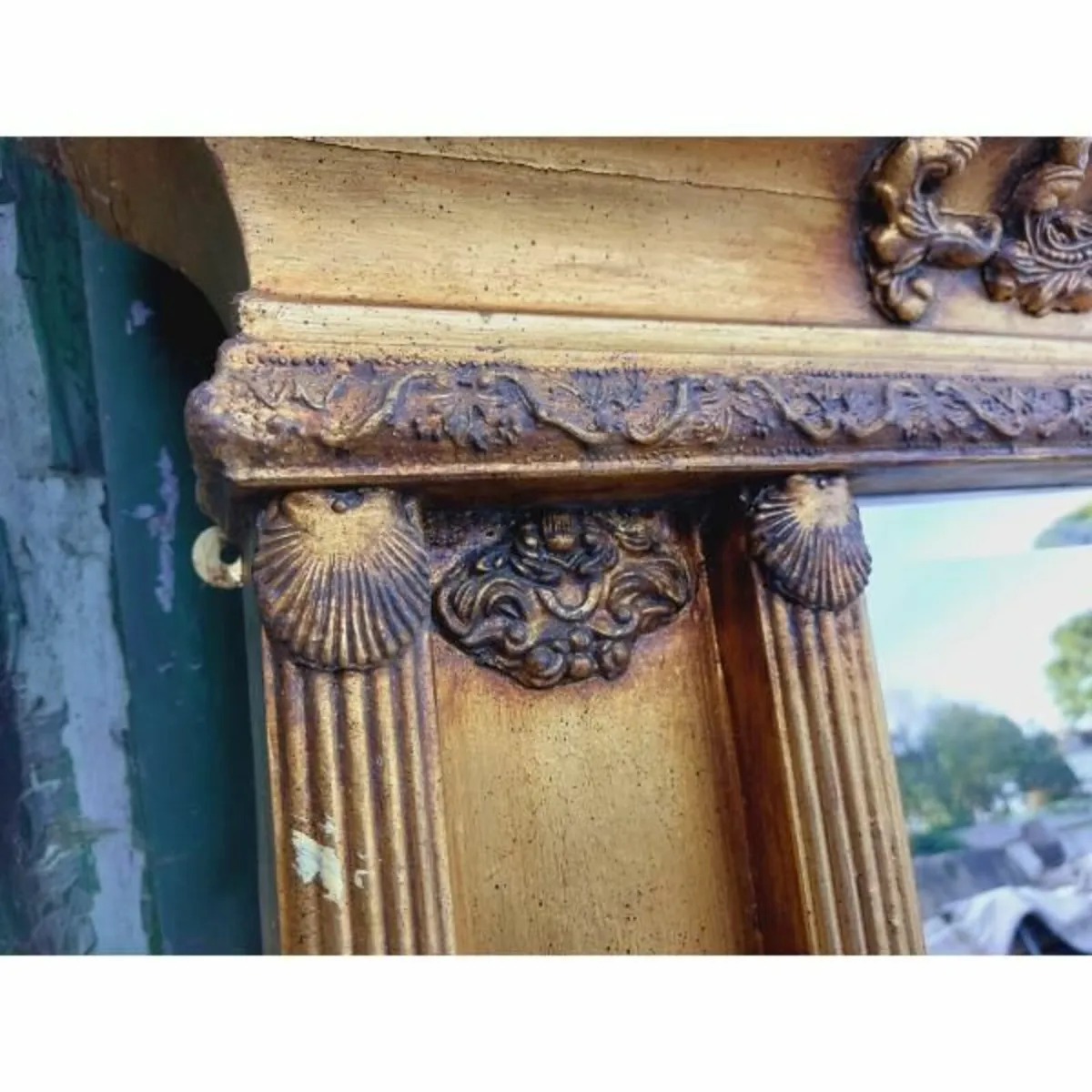 Gilt Overmantel Mirror – KAS398 - Image 4