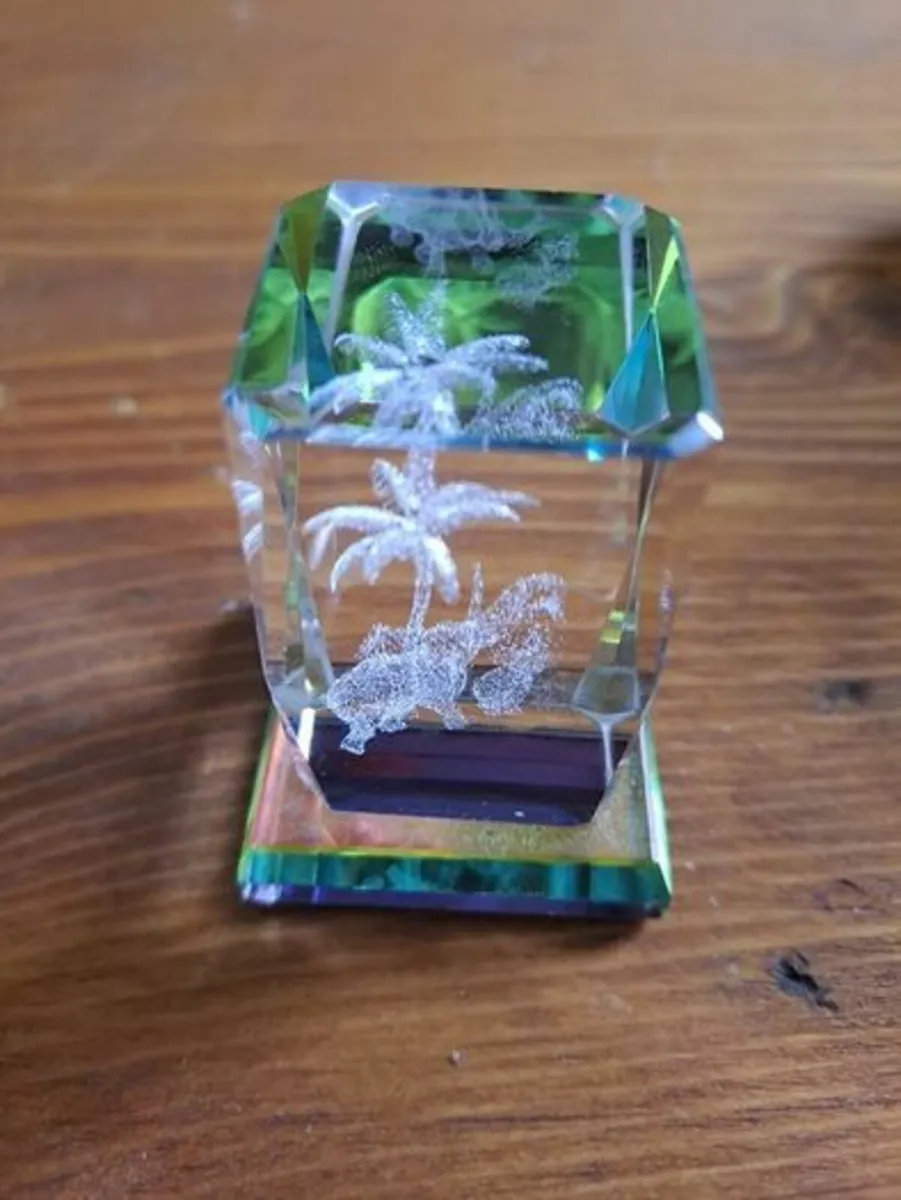 3D laser crystal glass ornament - Image 1