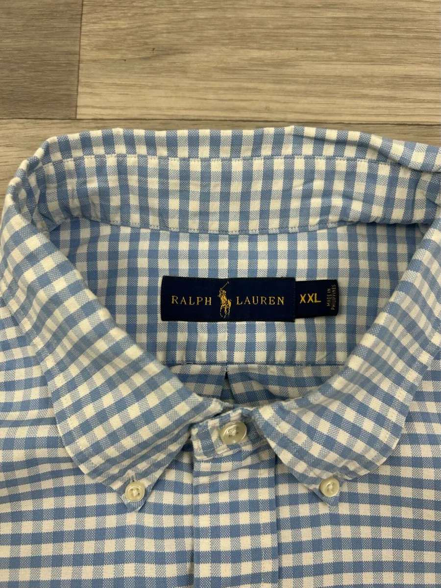 Polo Ralph Lauren Oxford Check Shirt Mens XXL - Image 4