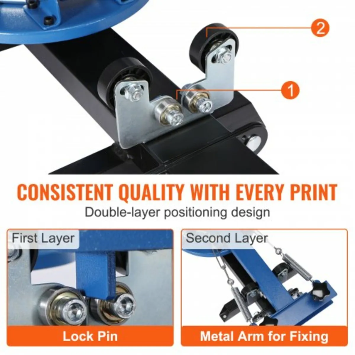 Screen Printing Machine, 4 Color 2 Station 360° Ro - Image 3