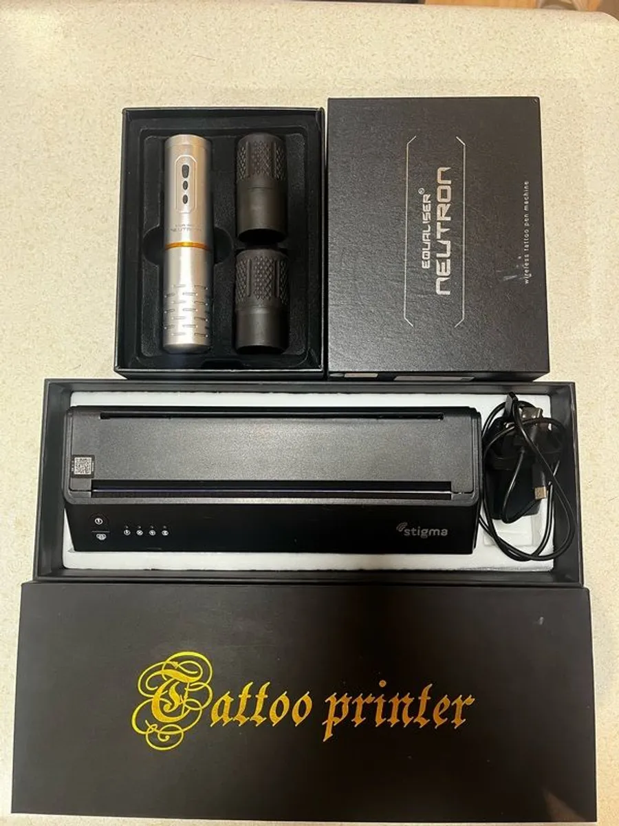 Tattoo Pen Machine and a Tattoo Printer