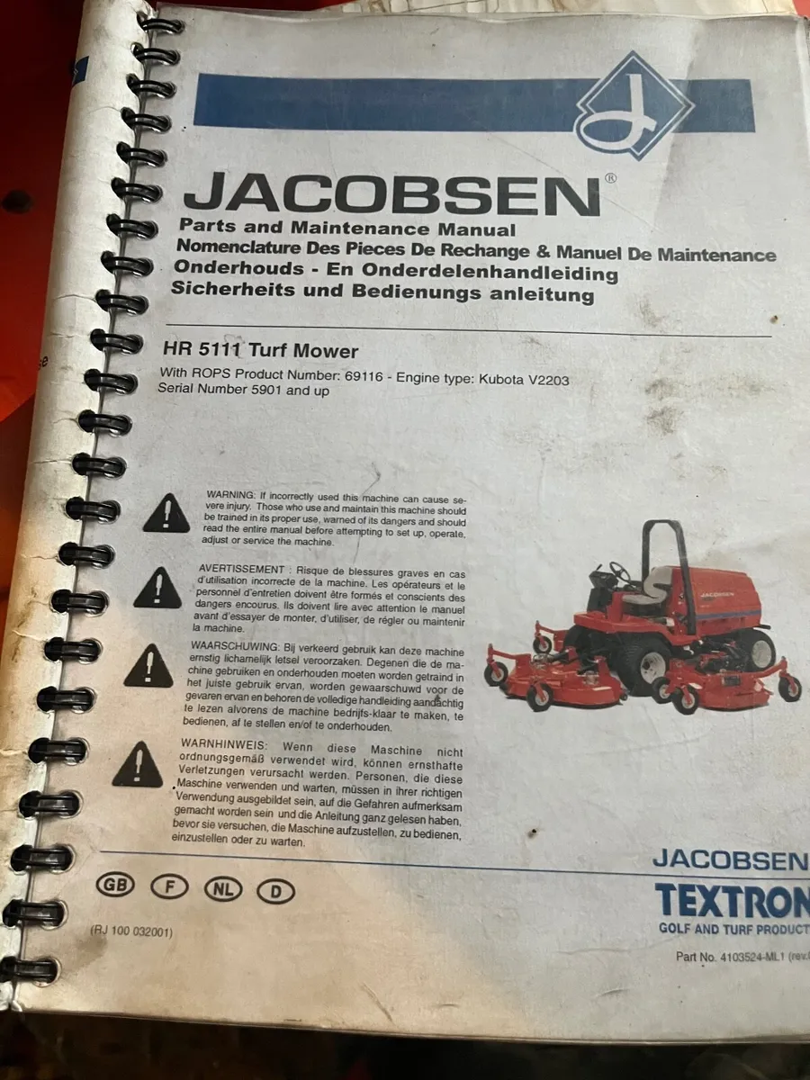 Jacobsen Turf mower - Image 3