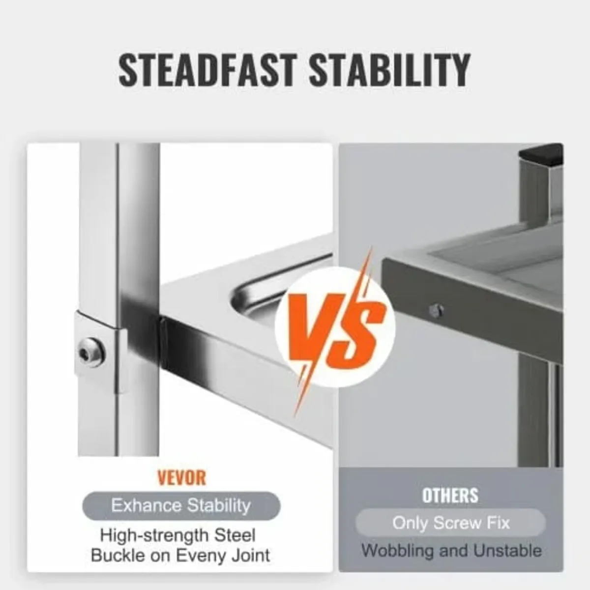 Stainless Steel Cart, 3 Layers Lab Utility Cart 18 - Image 3