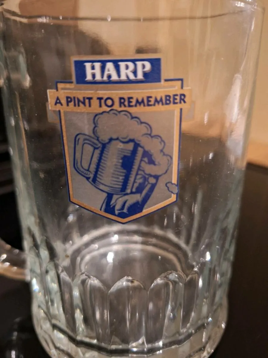 Vintage Harp glass - Image 1