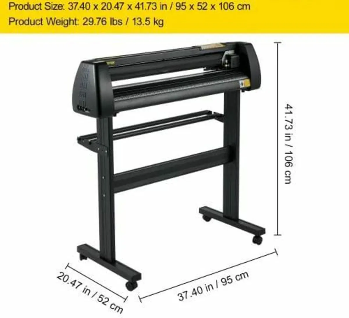 Vinyl Cutter Machine, 28 Inch Paper Feed Cutting P - Image 3
