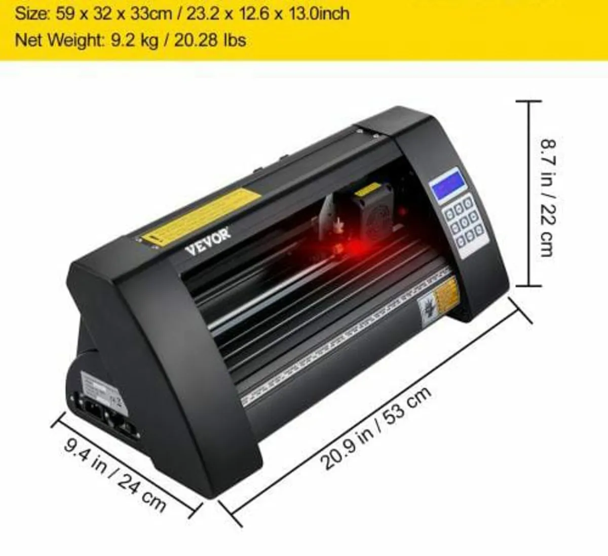Vinyl Cutter, 375mm Vinyl Plotter, LED Screen Plot - Image 4