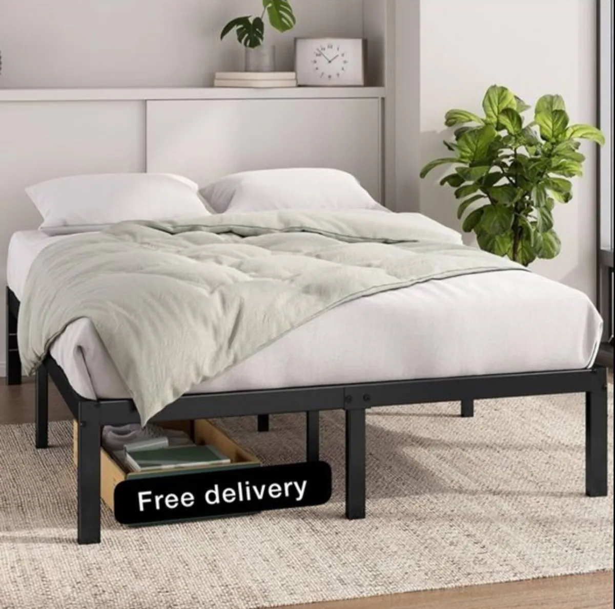 Single Bed frame - Bed 90 x 190 cm - 36cm Height - Image 1