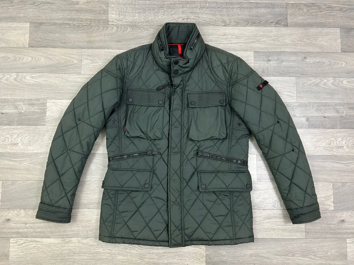 Strellson Quilted Padded Utility Jacket Mens M - Image 1