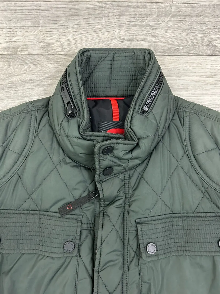 Strellson Quilted Padded Utility Jacket Mens M - Image 3