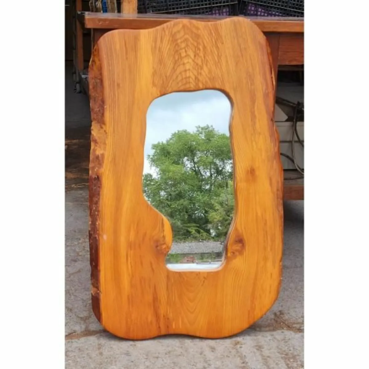 Live Edge Framed Mirror KAS850 - Image 1