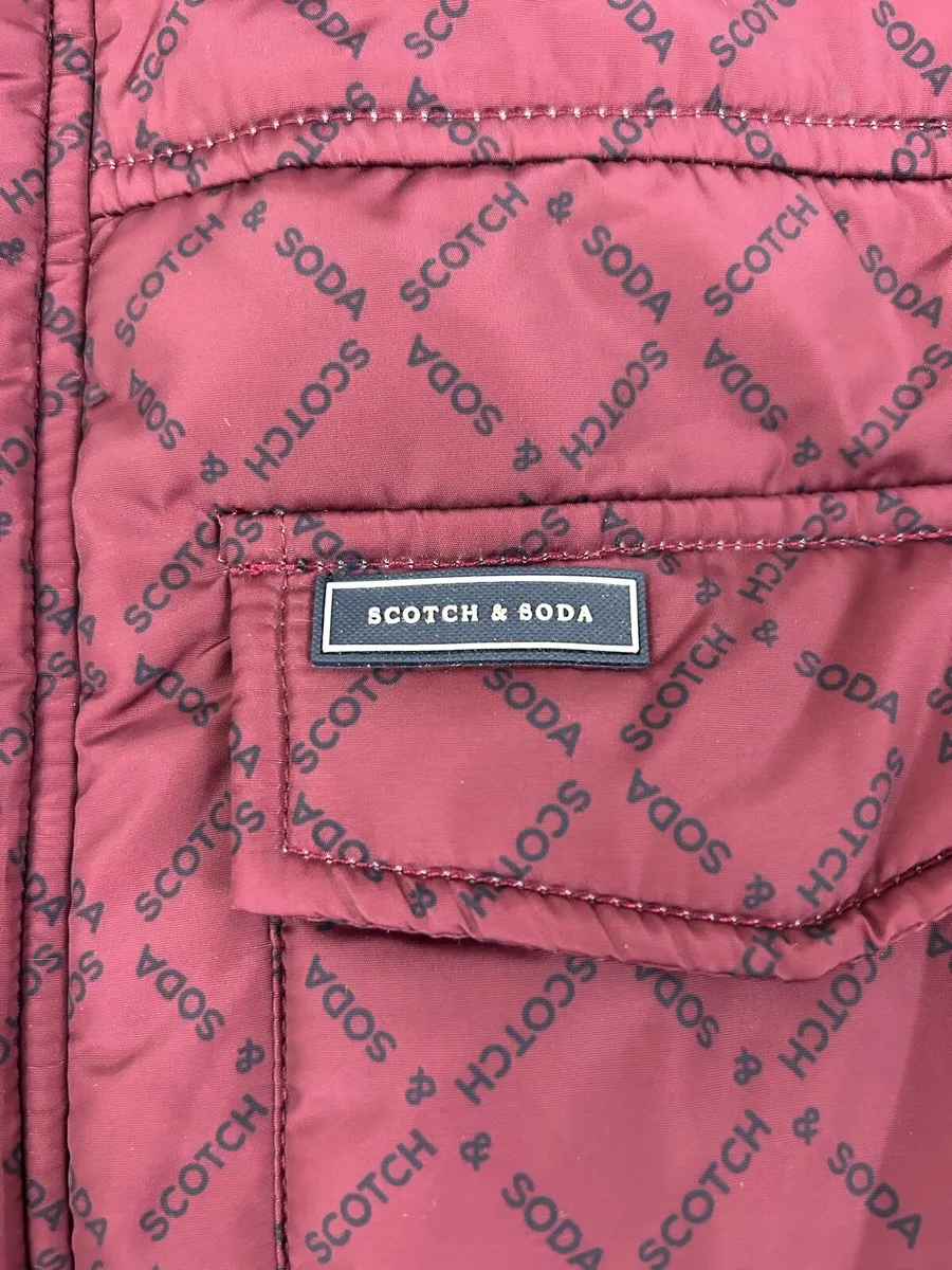 Scotch & Soda Padded Jacket Mens Medium - Image 3