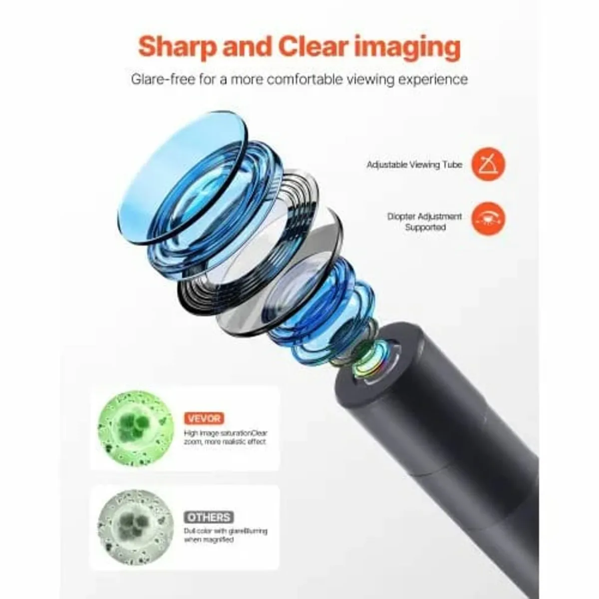 Trinocular Microscope for Adult, Professional Comp - Image 2