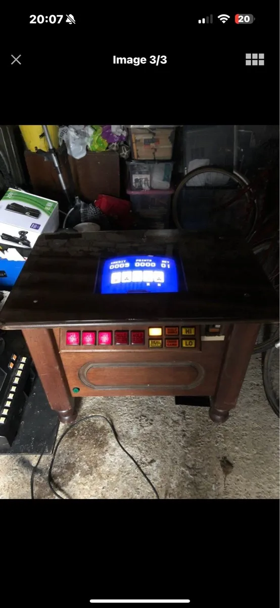Table poker Machines flat screen fitted