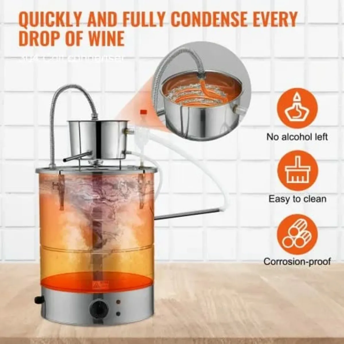 Still Water Distiller 34.1L with Thumper  & Wat - Image 3