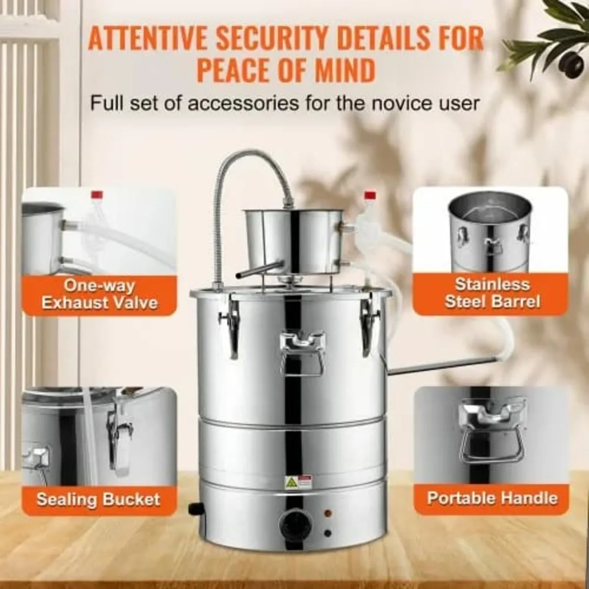 Still Water Distiller 34.1L with Thumper  & Wat - Image 4