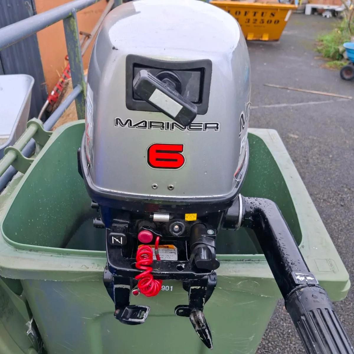 Mariner 6hp  4 stroke outboard motor - Image 3