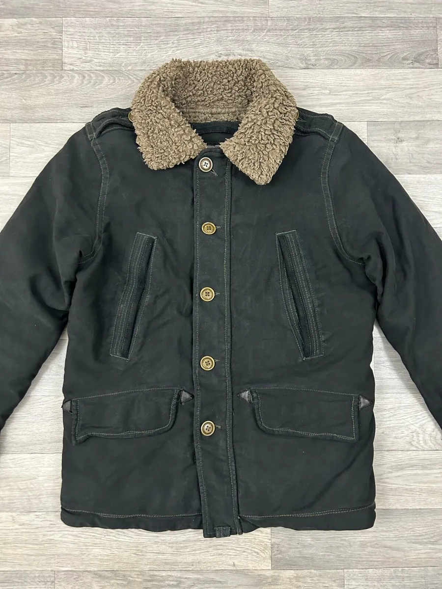 Vintage Abercrombie & Fitch Sherpa Fleece Jacket - Image 2