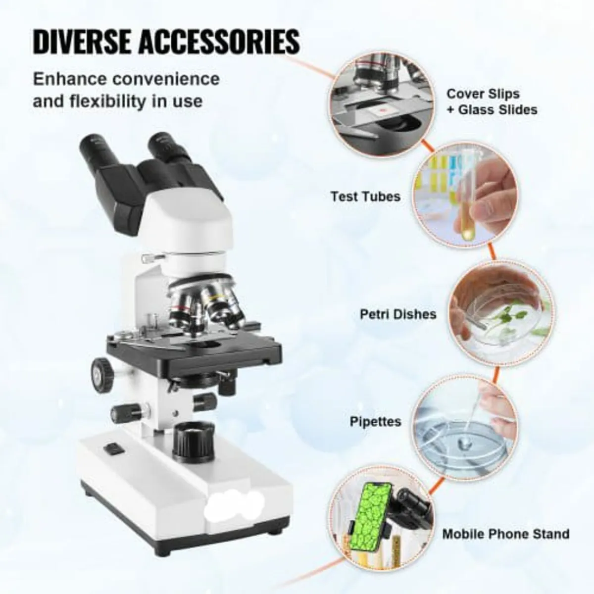 Binocular Compound Microscope, 40X-2500X Magnifica - Image 4