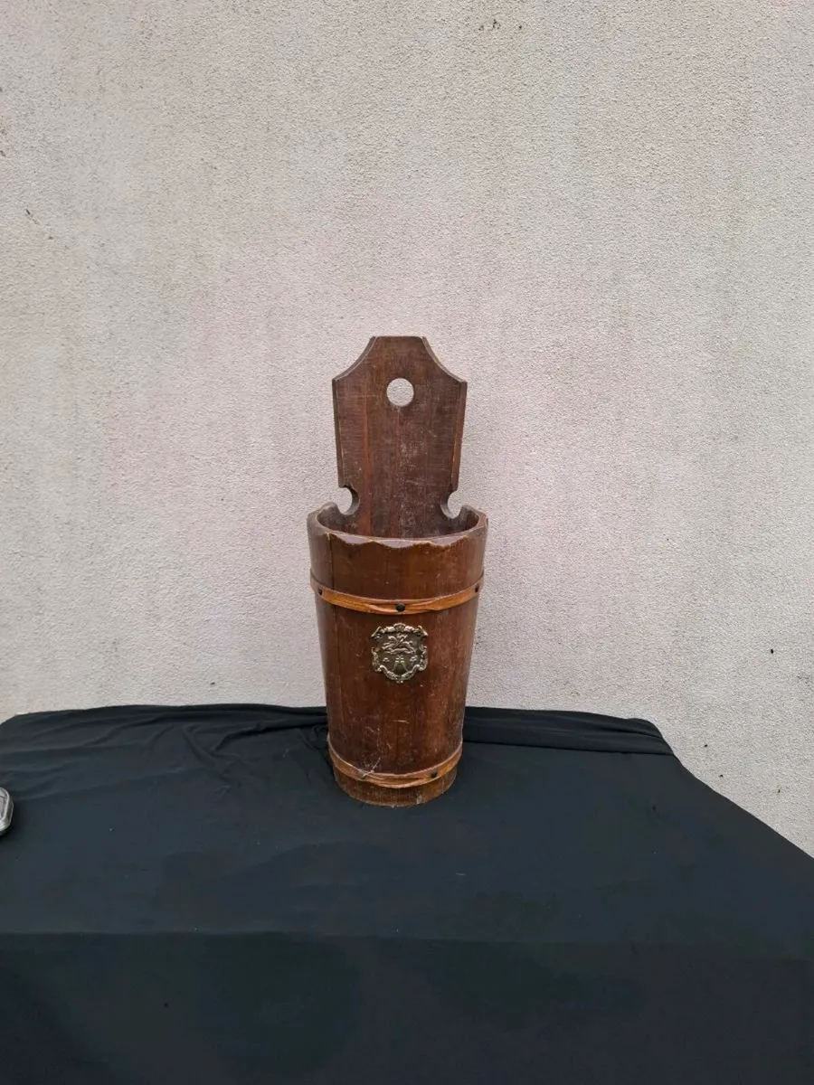 Wood grape harvest basket - Image 2