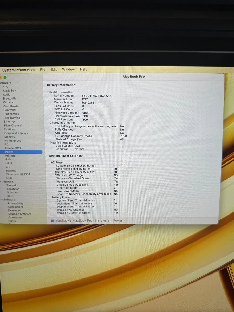 MacBook Pro 16 2019 i7/16GB/512SSD/AMD4GB/570c - Image 2