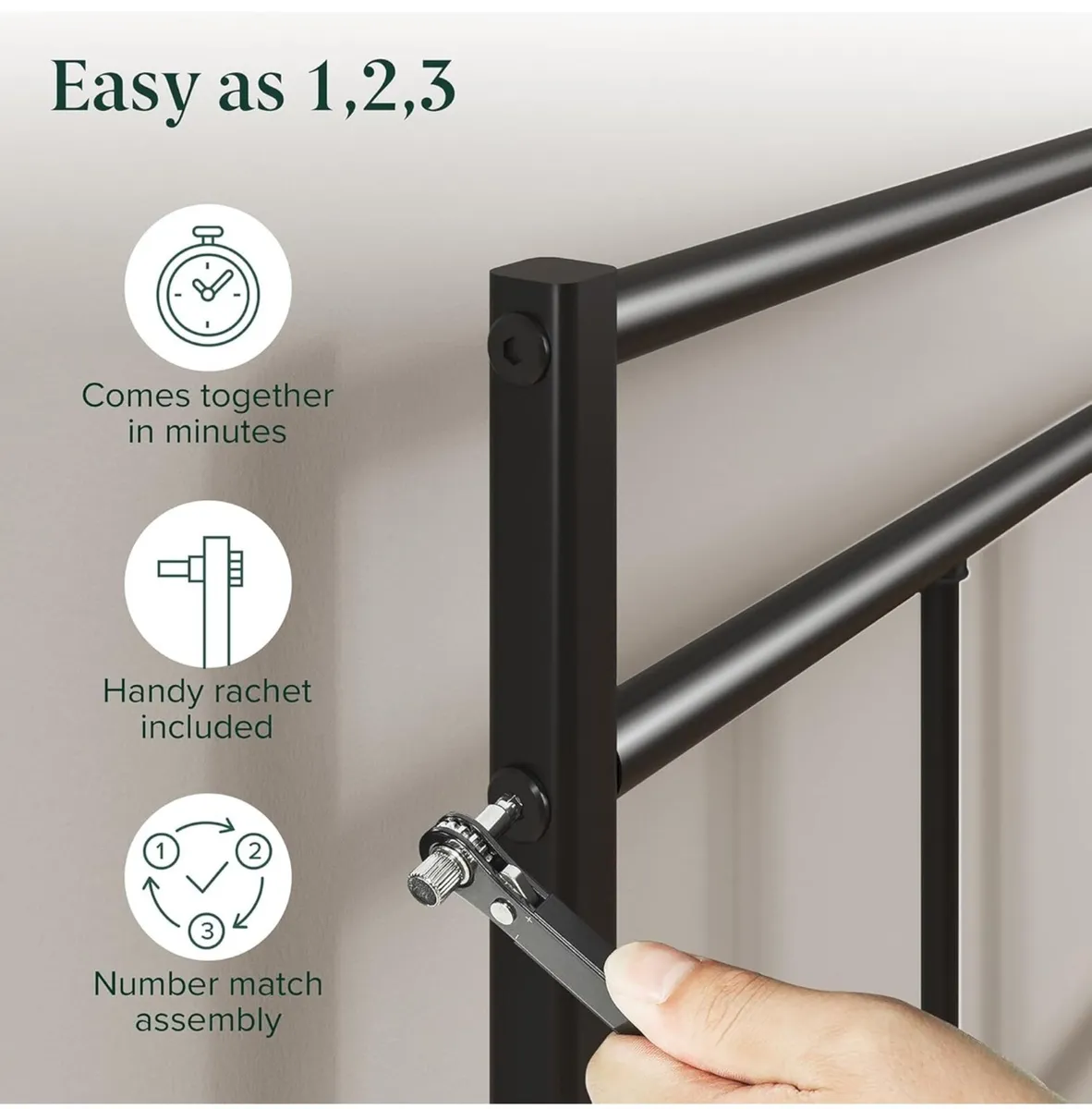 Single Bed Frame – Bed 190x90 cm – 30cm - Image 4
