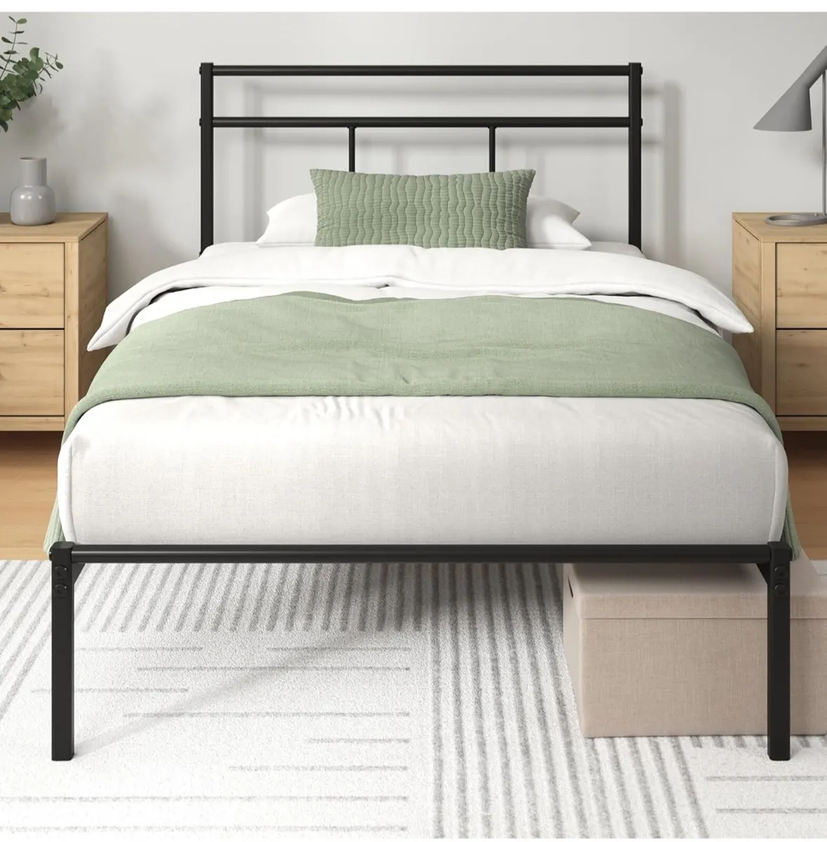 Single Bed Frame – Bed 190x90 cm – 30cm - Image 1