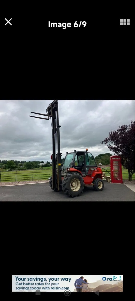Manitou all terrain forklift - Image 2