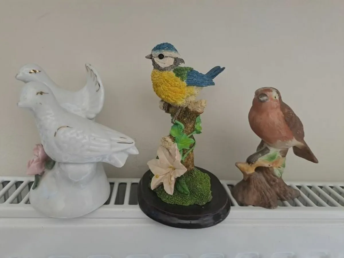 3 bird Figurines - Image 2