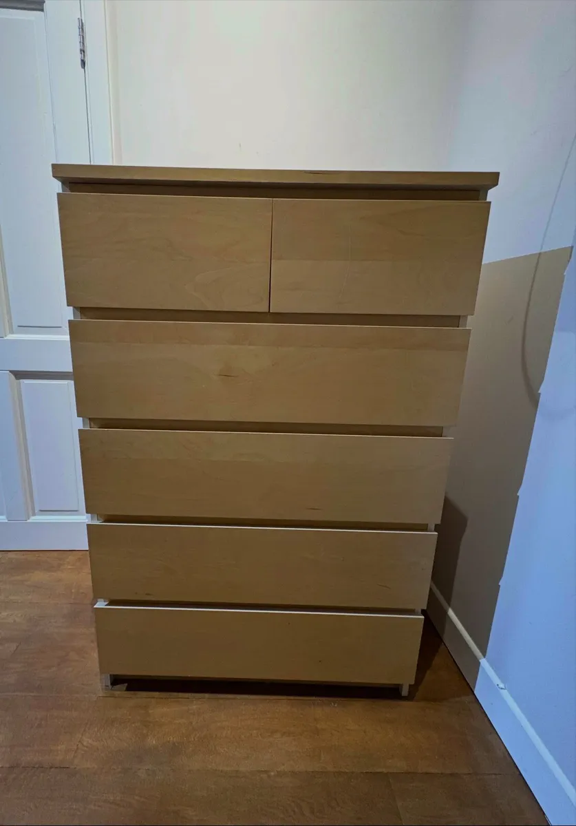 Ikea MALM chest of 6 drawers