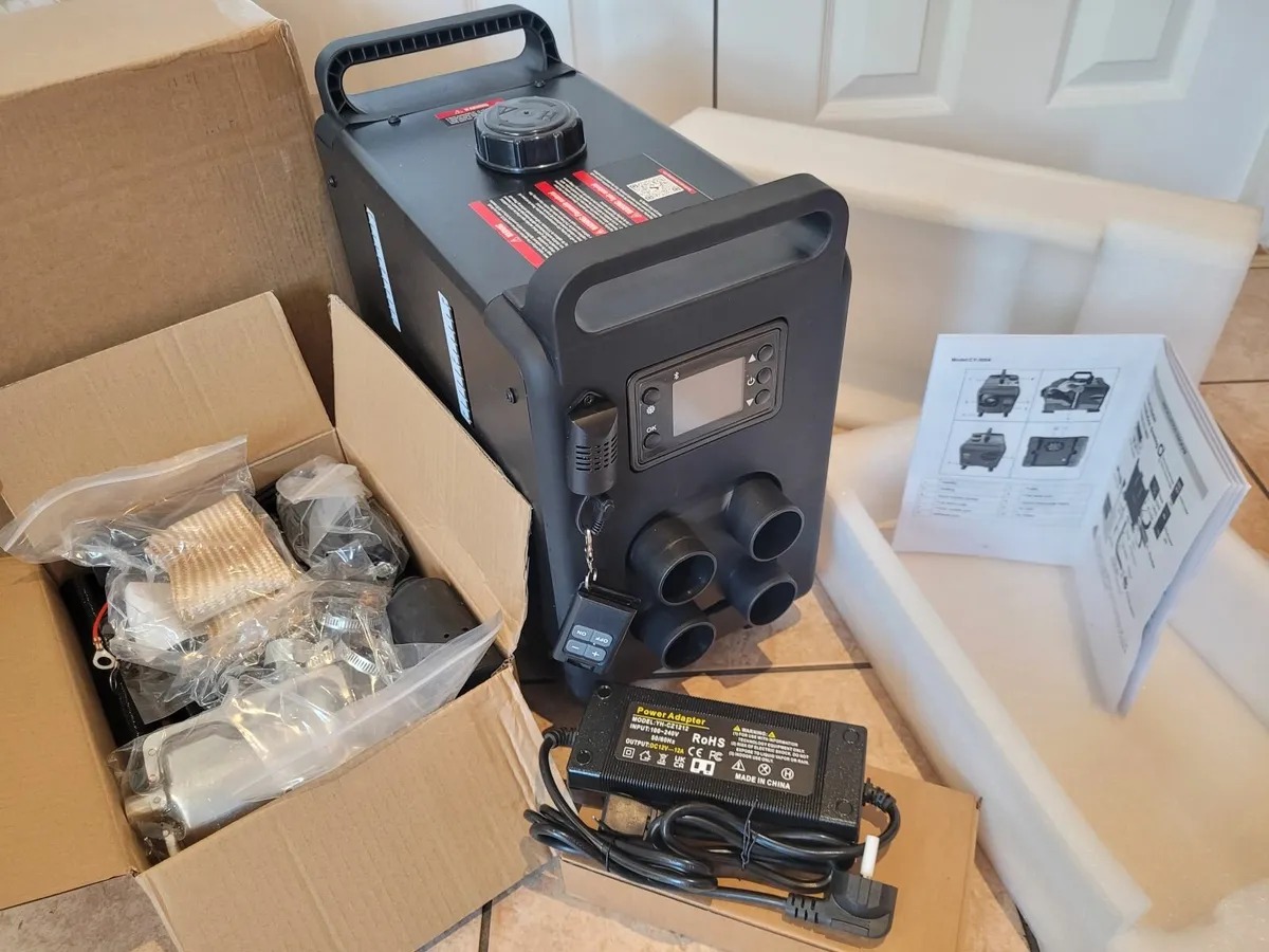 Diesel Air Heater with Safety CO Alarm Switch OFF - Image 1