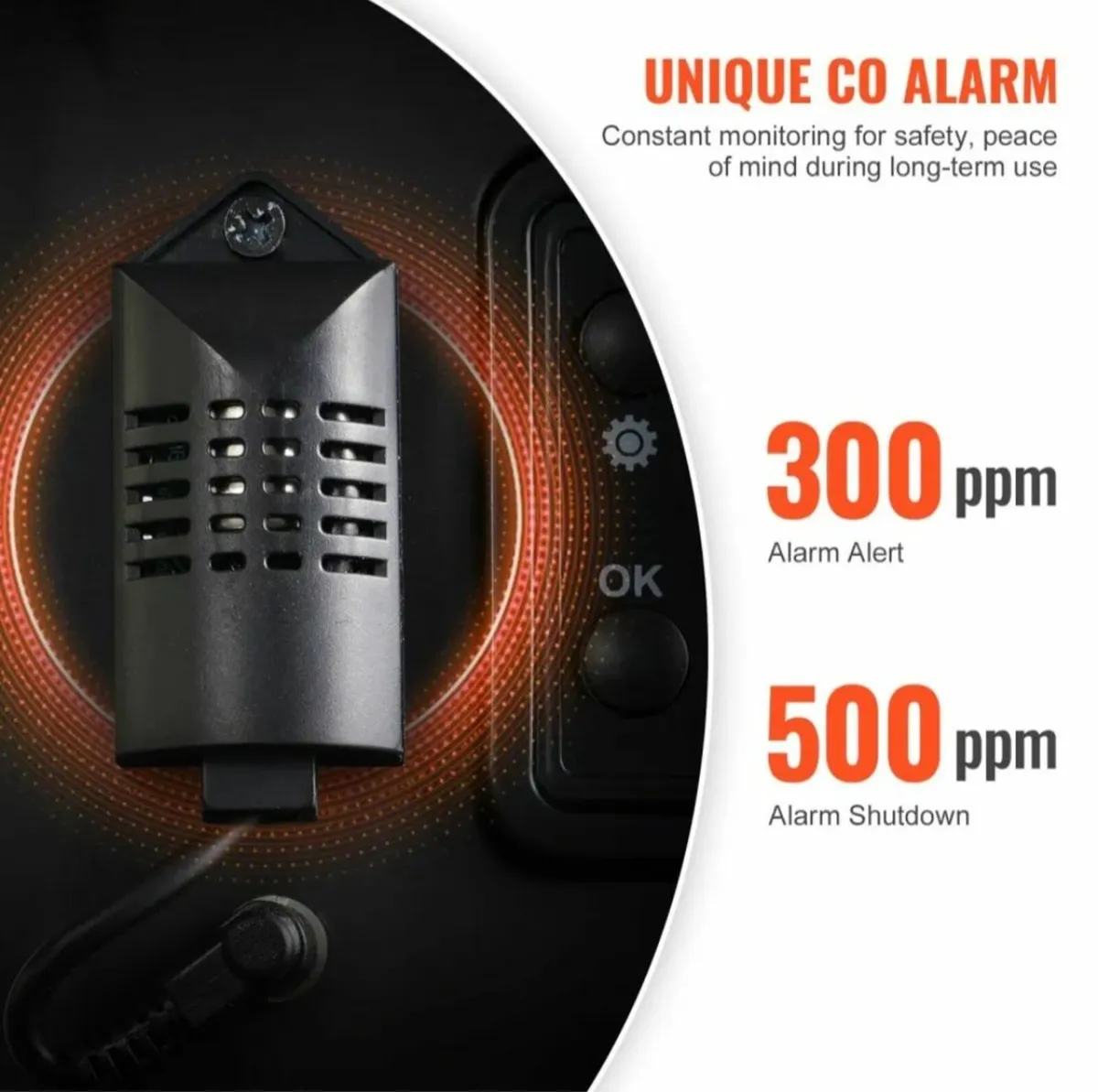 Diesel Air Heater with Safety CO Alarm Switch OFF - Image 3