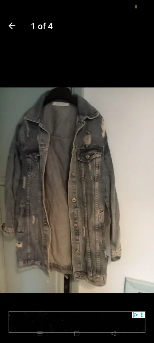 Ladies denim jackets size 8_10 - Image 1