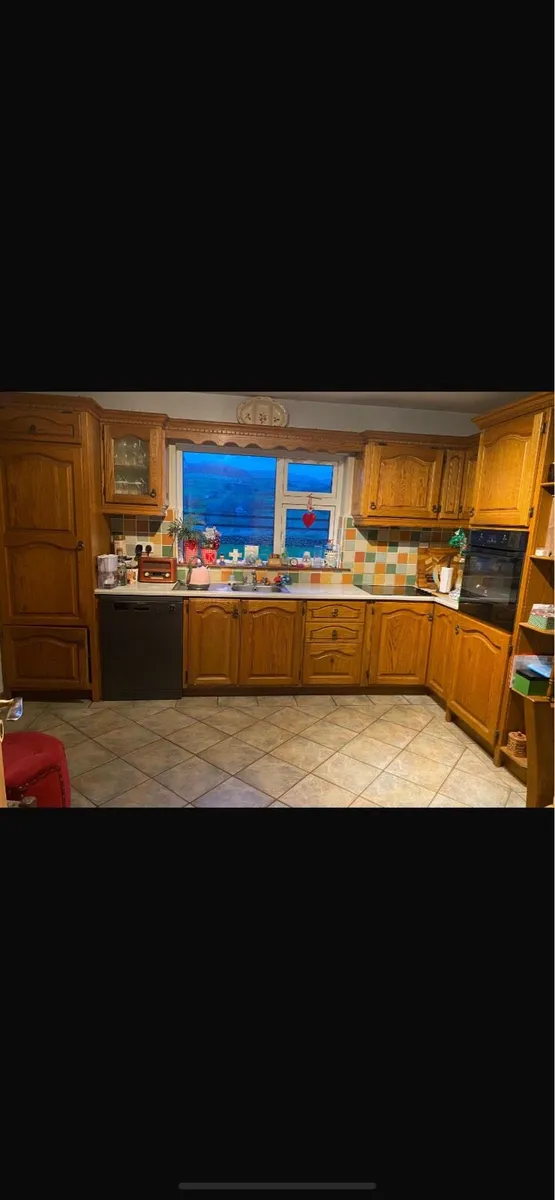 Solid oak kitchen