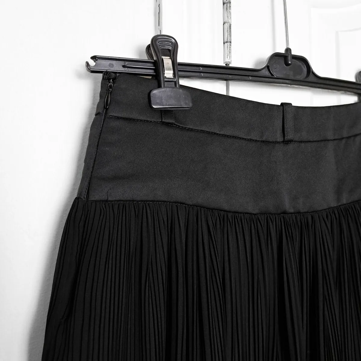Claudie Pierlot Black Pleated Midi Skirt 10UK - Image 4