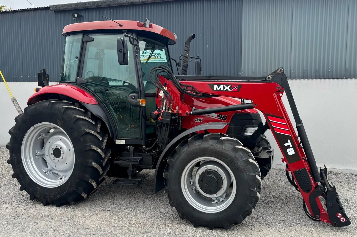 09 CASE JX90 c/w MX self levelling loader - Image 2